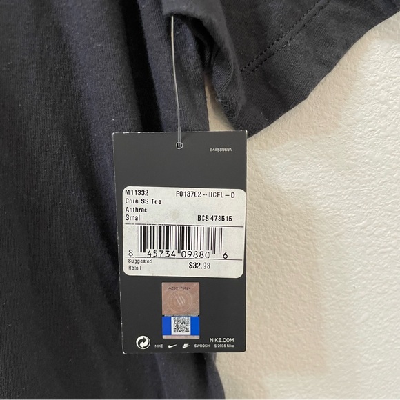 Nike ucf knights box logo shirt gray nwt - Picture 3 of 5